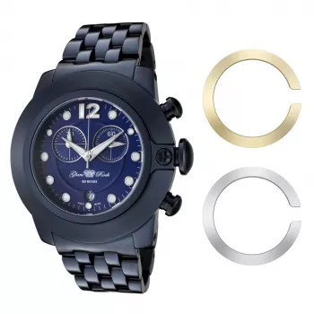 GLAM ROCK dámske hodinky GR32161 (44mm) - biela keramika Swiss Quartz