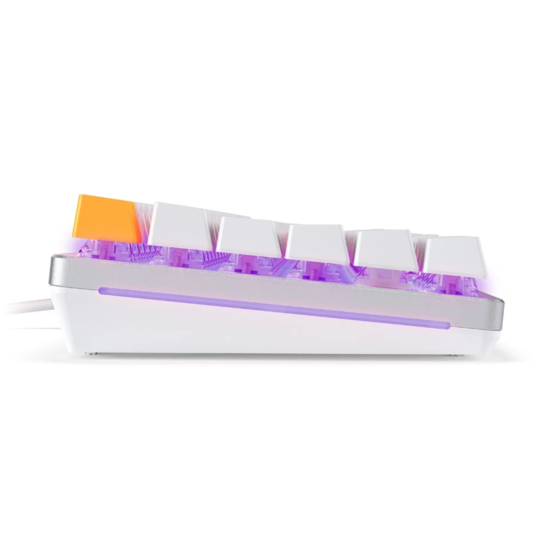 Glorious GMMK 2 Full-Size klávesnica - Fox Switches, NO-Layout, biela
