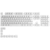Glorious GPBT klávesové krytky - 115 PBT krytiek, ISO, ES rozloženie, Arctic White