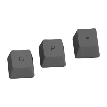 Glorious GPBT Keycaps - 115 PBT klávesových krytov, ISO, ES rozloženie, Black Ash