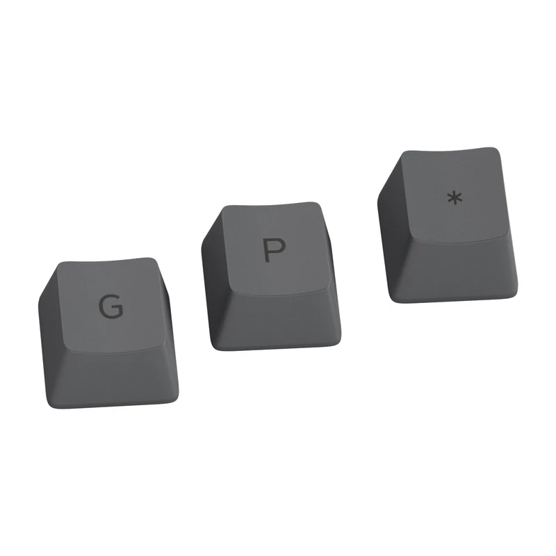 Glorious GPBT Keycaps - 115 PBT klávesových krytov, ISO, ES rozloženie, Black Ash