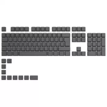 Glorious GPBT Keycaps - 115 PBT klávesových krytov, ISO, ES rozloženie, Black Ash