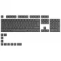 Glorious GPBT Keycaps - 115 PBT klávesových krytov, ISO, ES rozloženie, Black Ash