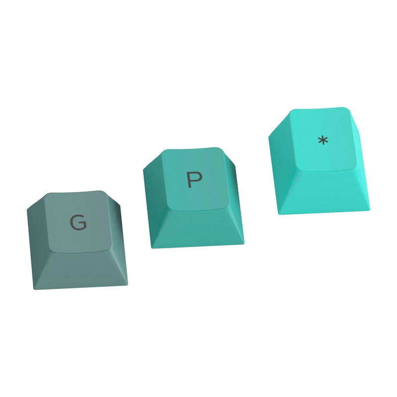 Glorious GPBT Keycaps - 115 PBT klávesových krytiek, ISO, ES rozloženie, Rain Forest