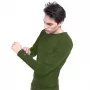 Glovii GJ1CS vyhrievané tričko so spodnou vrstvou, okrúhly výstrih, dlhý rukáv, čierne, unisex