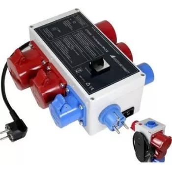GMC Instruments VL2 E testovací adaptér pre 3-fázové predlžovacie káble, CEE 16A/32A na ochrannú zásuvku