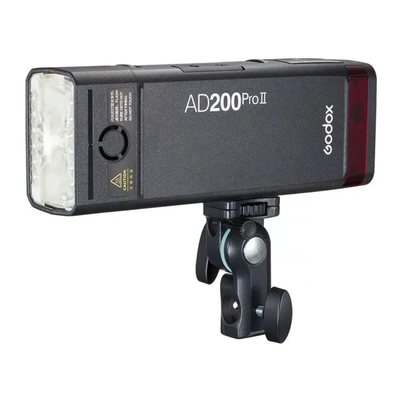Godox AD200Pro II kit s externým bleskom s Bare Bulb & Fresnel Head, 200Ws, TTL/HSS, 2,4GHz X System