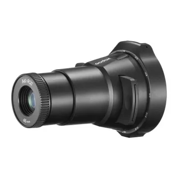 GODOX AK-R21 projekčný nástavec pre okrúhle hlavy bleskov s 65mm objektívom, 8 gobos, farebnými filtrami, magnetickou montážou