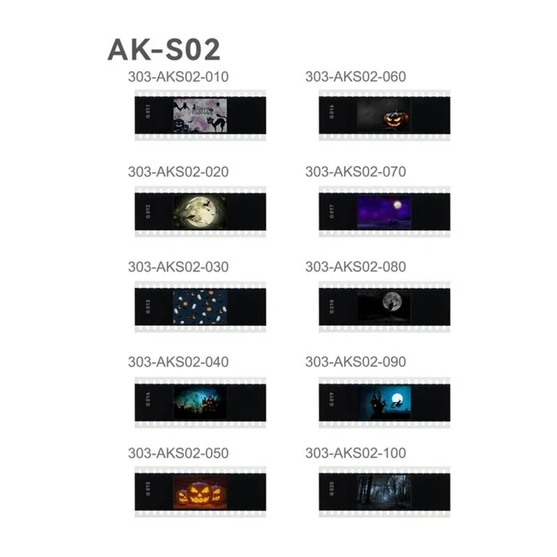 Godox AK-S02 sada 2 posuvníkov pre AK-R1 Kit – posuvníky s efektom žalúzií a bodového vzoru