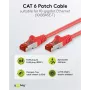 Goobay CAT 6 S/FTP (PiMF) patch kábel, červený, 5 m - CCA