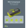 Goobay Tools akumulátorová vzduchová pumpa s digitálnym displejom, 10,3 bar, USB-C nabíjanie, LED svetlo, 2000 mAh Li-Ion batéria, vrátane adaptérov a úložnej tašky 77827
