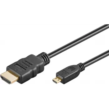 Goobay Ultra High-Speed HDMI kábel Micro-HDMI 8K 60 Hz 2 m čierny