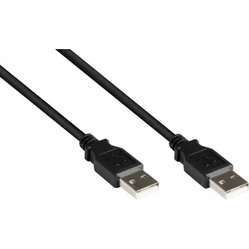 Good Connections Alcasa USB 2.0 kábel A na A, 0,5 m, čierny