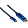 Good Connections GC 4520-CSF015B USB-C na HDMI adaptérový kábel, 4K@60Hz, 1,5 m, čierna