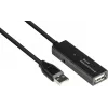Good Connections GC-M0134 USB 2.0 predlžovací kábel 20 m čierny so zosilňovačom signálu