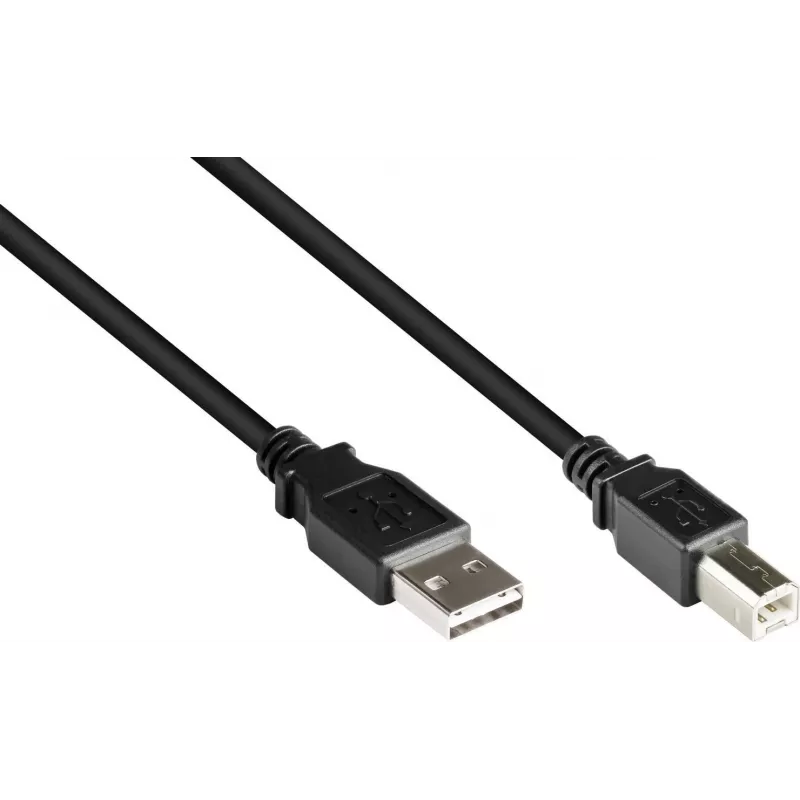Good Connections USB 2.0 kábel A-B 2m čierny
