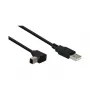 Good Connections USB 2.0 kábel A na zahnutý B 1m čierny