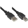Good Connections USB 2.0 kábel Type-A na Type-B - čierny - 0,5 m