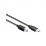 Good Connections USB 3.0 kábel A na B, čierny, 1m (2710-S01)