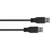 Good Connections USB 3.0 kábel, Type-A konektor samec na Type-A konektor samec, čierny, 0,5 m 2712-S005