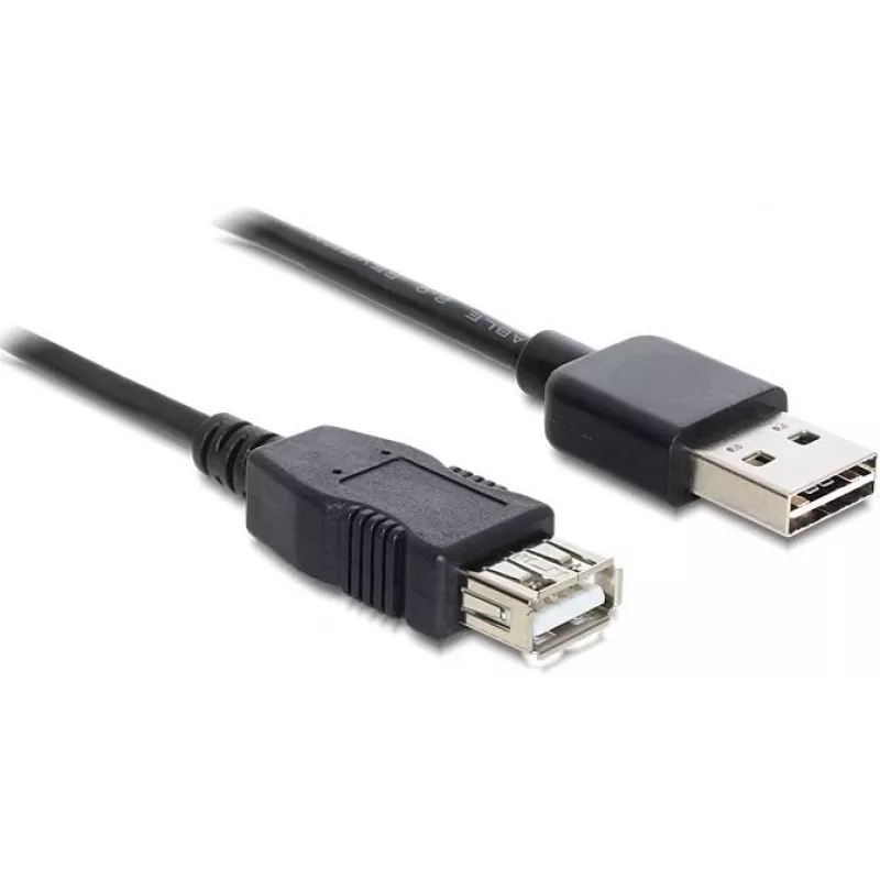 GoodConnections Alcasa 2511-EU01 USB 2.0 predlžovací kábel, USB-A konektor samec na USB-A konektor samica, 1,8 m, čierny