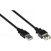 GoodConnections Alcasa 2511-EU01 USB 2.0 predlžovací kábel, USB-A konektor samec na USB-A konektor samica, 1,8 m, čierny