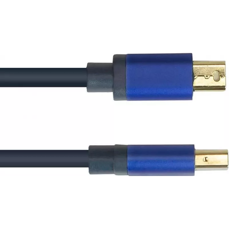 GoodConnections Alcasa 4824-SF010B Mini DisplayPort na DisplayPort kábel 1m modrý 4K@60Hz