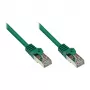 GoodConnections Alcasa prepojovací kábel RJ45-RJ45 Cat5e UTP 0,15m pozlátené konektory samec-samec