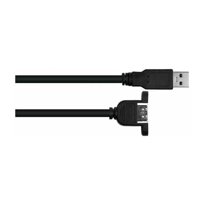 GoodConnections Alcasa UK20P-AEA-020S USB 2.0 predlžovací kábel, USB-A konektor samec na USB-A konektor samica, 2 m, čierny