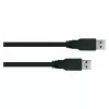 GoodConnections Alcasa UK30P-AA-010S USB 3.2 Gen 1 USB-A na USB-A kábel (1m, čierna)