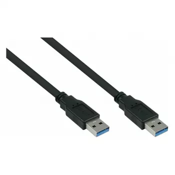 GoodConnections Alcasa UK30P-AA-018S USB 3.2 Gen 1 kábel A-A, 1,8 m, čierny