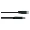 GoodConnections Alcasa UK30P-AB-005S USB 3.2 Gen 1 kábel, USB-A na USB-B, 0,5 m, čierny