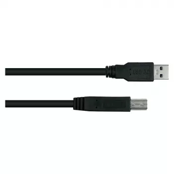 GoodConnections Alcasa UK30P-AB-005S USB 3.2 Gen 1 kábel, USB-A na USB-B, 0,5 m, čierny