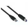 GoodConnections Alcasa UK30P-AB-005S USB 3.2 Gen 1 kábel, USB-A na USB-B, 0,5 m, čierny