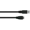 GoodConnections Alcasa UK30P-AMB-005S USB 3.2 Gen 1 kábel, USB-A na Micro-B, 0,5 m, čierny
