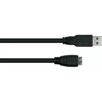 GoodConnections Alcasa UK30P-AMB-005S USB 3.2 Gen 1 kábel, USB-A na Micro-B, 0,5 m, čierny