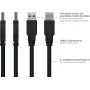 GoodConnections Alcasa UK30P-AMB-005S USB 3.2 Gen 1 kábel, USB-A na Micro-B, 0,5 m, čierny
