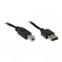 GoodConnections Alcasa USB 2.0 A/B kábel 0,5 m čierny