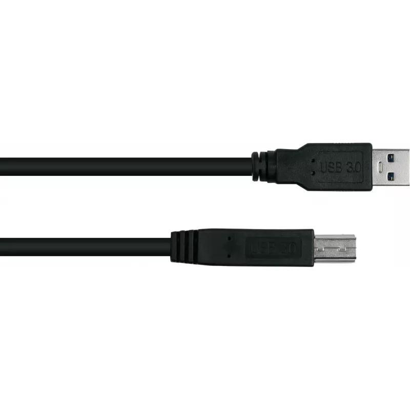 GoodConnections Alcasa USB 3.2 Gen 1 kábel A na B 1,8 m čierny
