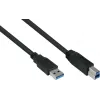 GoodConnections Alcasa USB 3.2 Gen 1 kábel A na B 1,8 m čierny