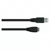 GoodConnections Alcasa USB 3.2 Gen 1 kábel, USB-A na Micro-B, 1,8 m, čierny