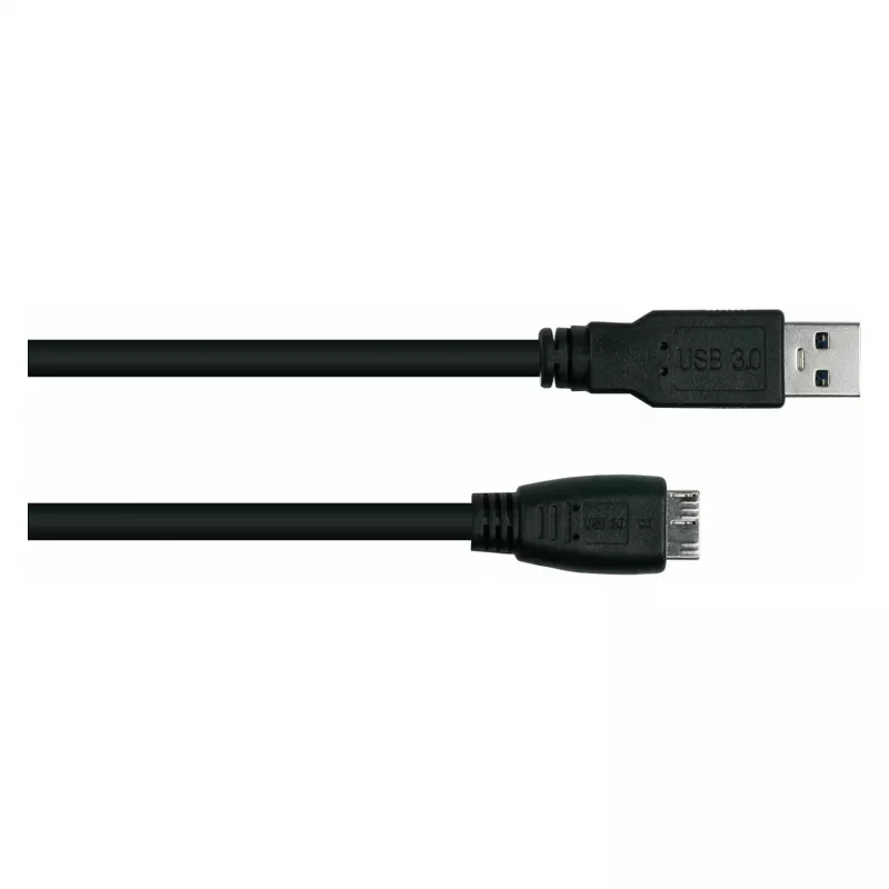 GoodConnections Alcasa USB 3.2 Gen 1 kábel, USB-A na Micro-B, 1,8 m, čierny
