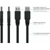 GoodConnections Alcasa USB 3.2 Gen 1 kábel, USB-A na Micro-B, 1,8 m, čierny