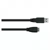 GoodConnections Alcasa USB 3.2 Gen 1 kábel, USB-A na Micro-USB B, 1 m, čierny