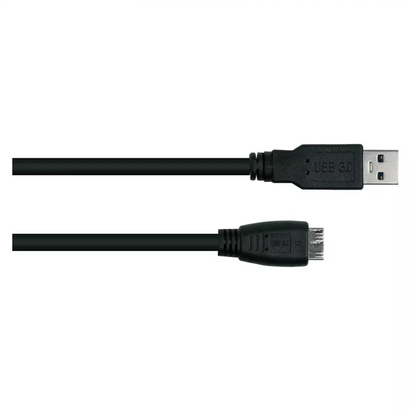 GoodConnections Alcasa USB 3.2 Gen 1 kábel, USB-A na Micro-USB B, 1 m, čierny