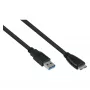 GoodConnections Alcasa USB 3.2 Gen 1 kábel, USB-A na Micro-USB B, 1 m, čierny