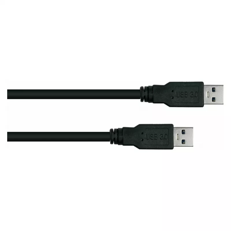 GoodConnections Alcasa USB 3.2 Gen 1 Type-A na Type-A patch kábel 0,5 m čierny (UK30P-AA-005S)