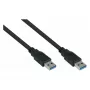 GoodConnections Alcasa USB 3.2 Gen 1 Type-A na Type-A patch kábel 0,5 m čierny (UK30P-AA-005S)