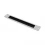 GoodConnections Brush Strip 380 mm x 57 mm pre Good Connections® 19 inch nástennú skriňu FLAT-Pack (GC-RFxxxG), svetlosivá (RAL7035)