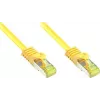 GoodConnections Cat.7 RJ45 patch kábel - 25m, žltý, S/FTP PiMF, bezhalogénový, 600MHz (8070R-250Y)